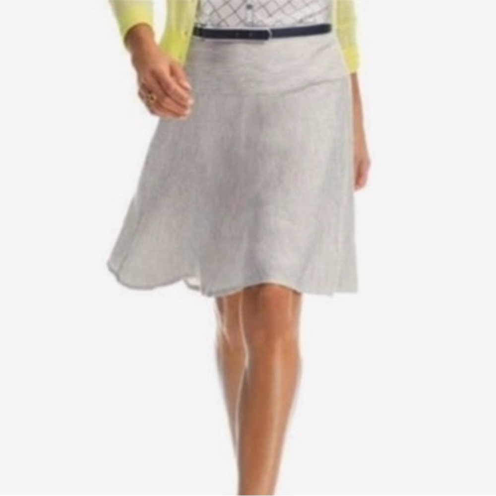 CABi Luna Linen Blend Skirt - Size 6